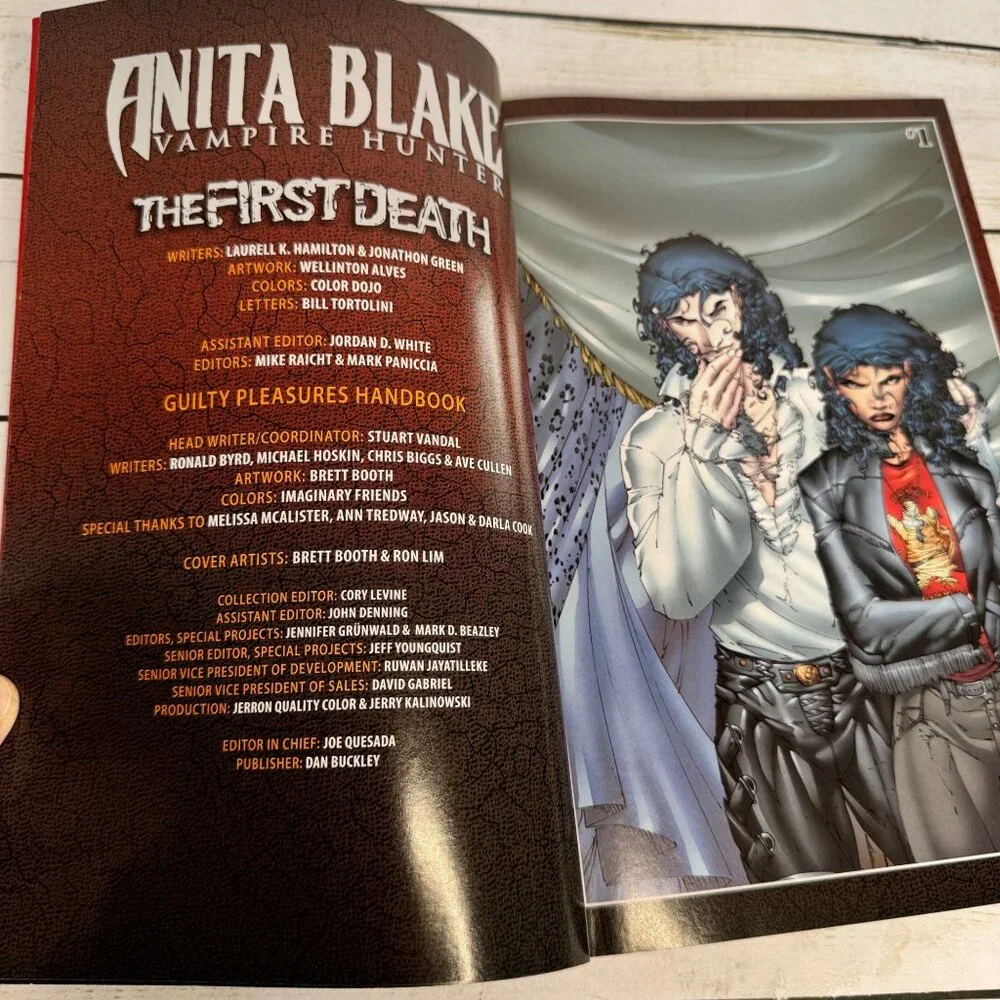 Anita Blake‎ Vampire Hunter First Death TPB Laurell K Hamilton Marvel 2007